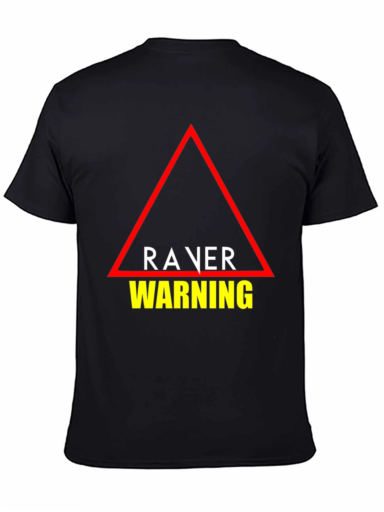 Raver Warning T-Shirt - Unique EDM Party Tee