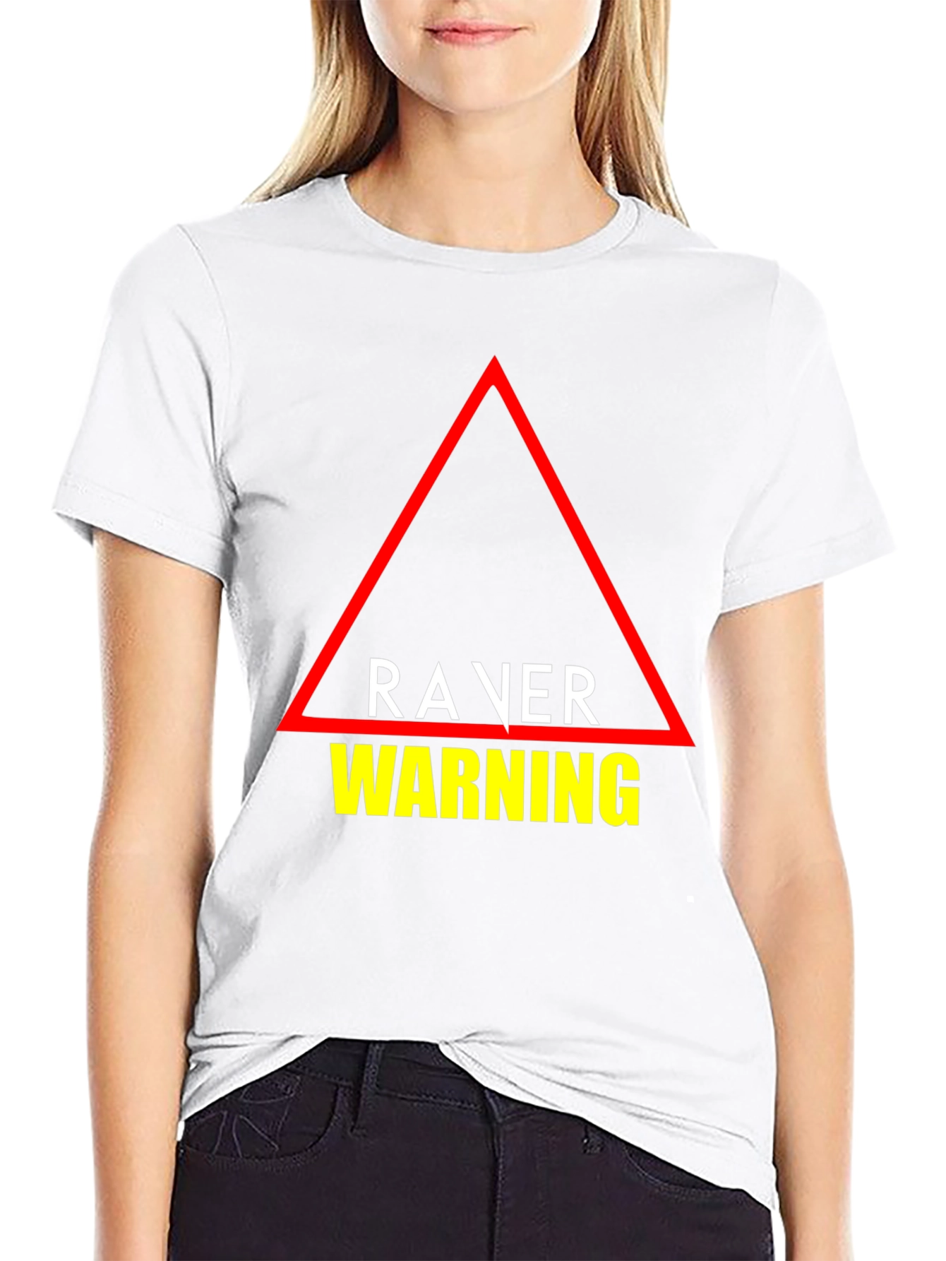 Raver Warning T-Shirt - Unique EDM Party Tee