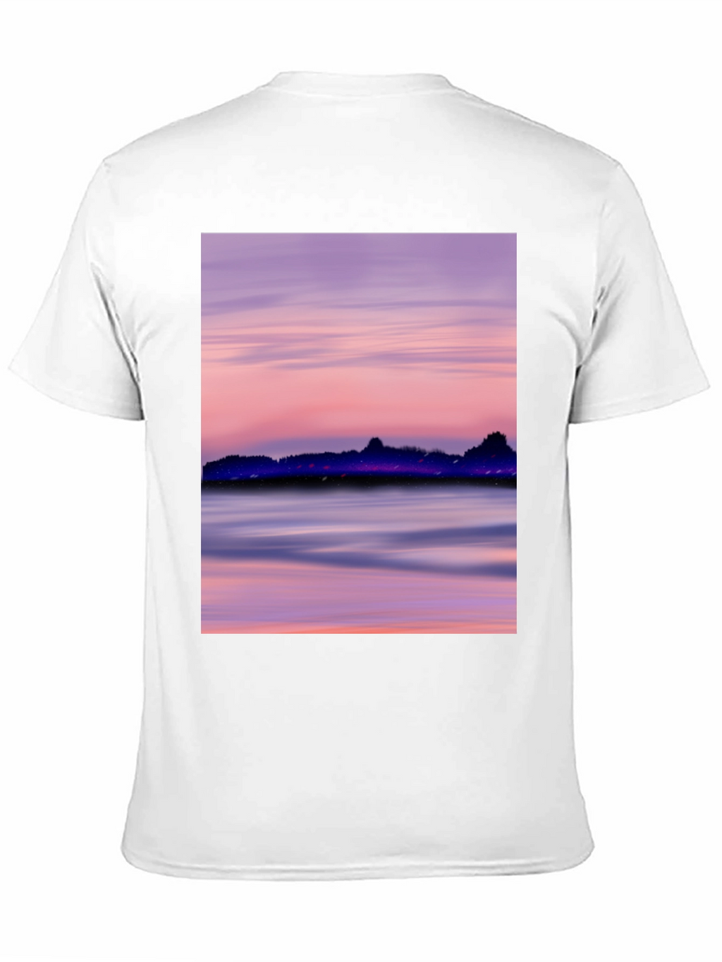 Sunset Scene Black T-Shirt