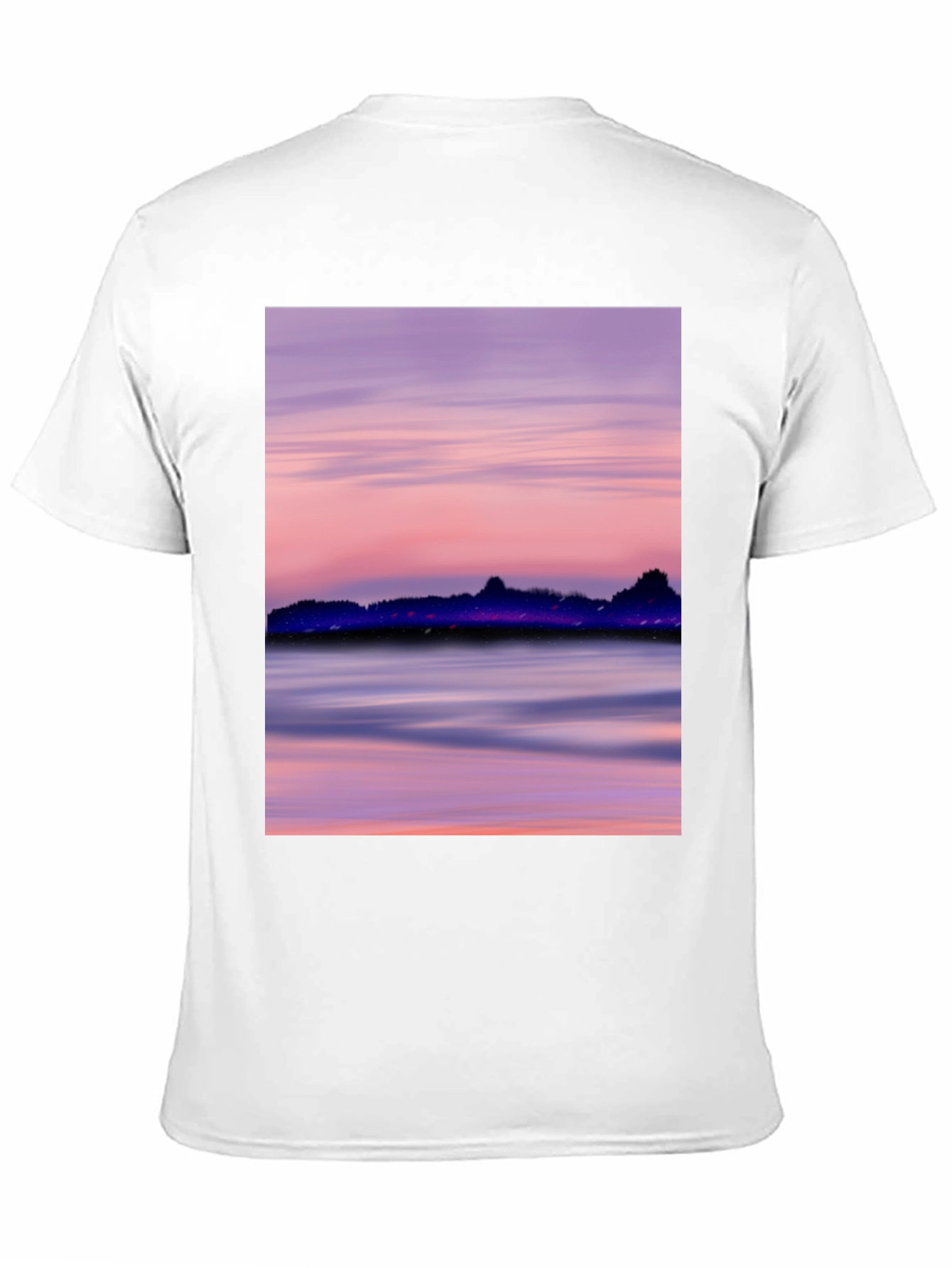 Sunset Scene Black T-Shirt