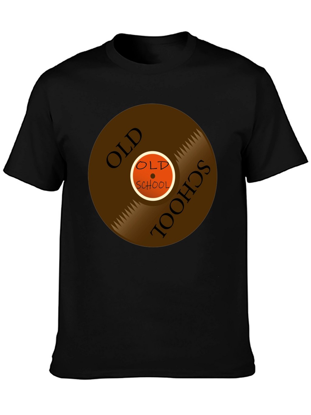 Old School Vinyl Record Graphic Tee