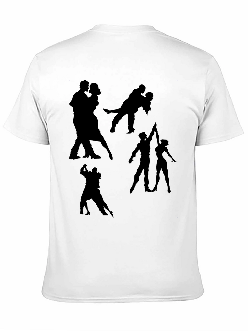 Dance Silhouette Graphic Tee - Black T-Shirt