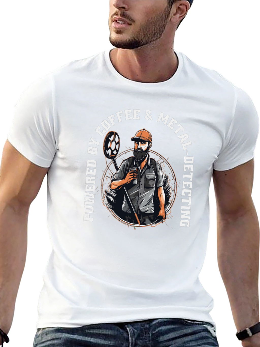 Coffee & Metal Detecting T-Shirt