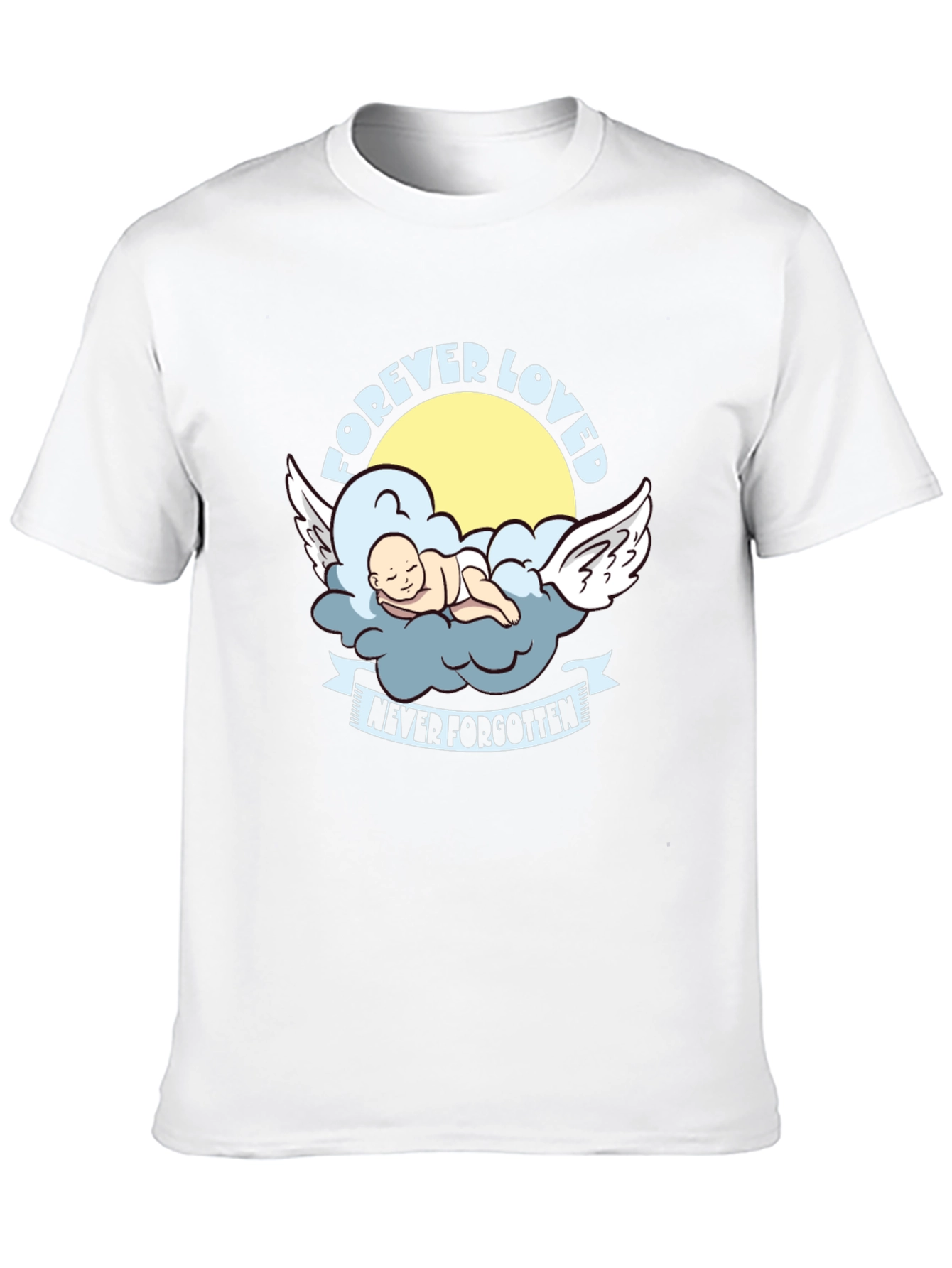 Forever Loved Baby Angel Graphic Tee