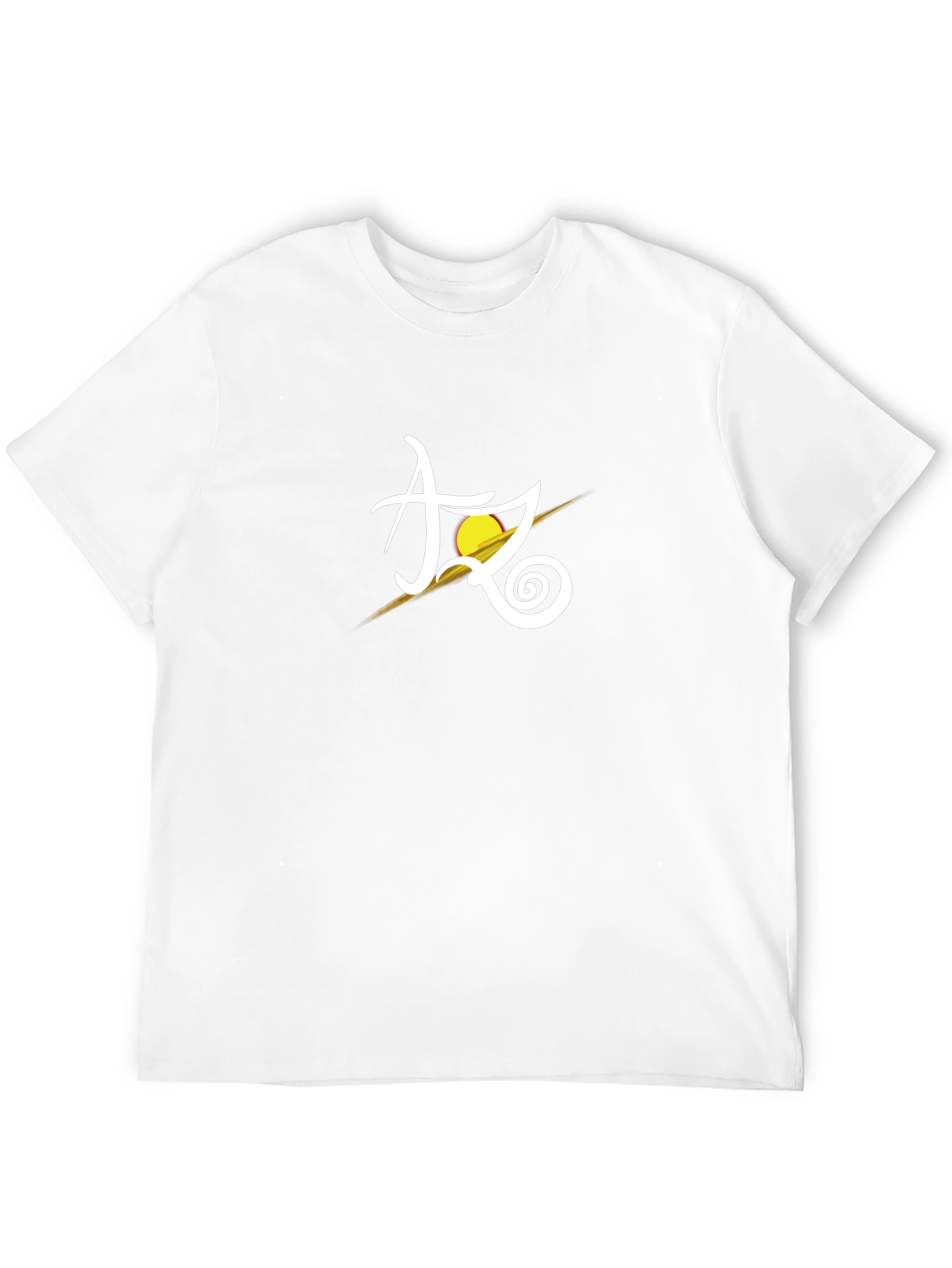 Stylish Black T-Shirt with Abstract Design