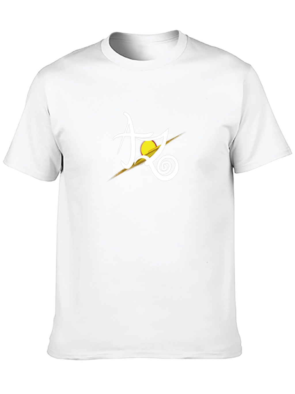 Stylish Black T-Shirt with Abstract Design