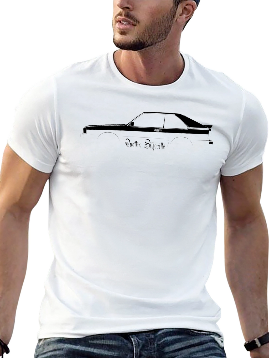 Quattro Silhouette Black T-Shirt
