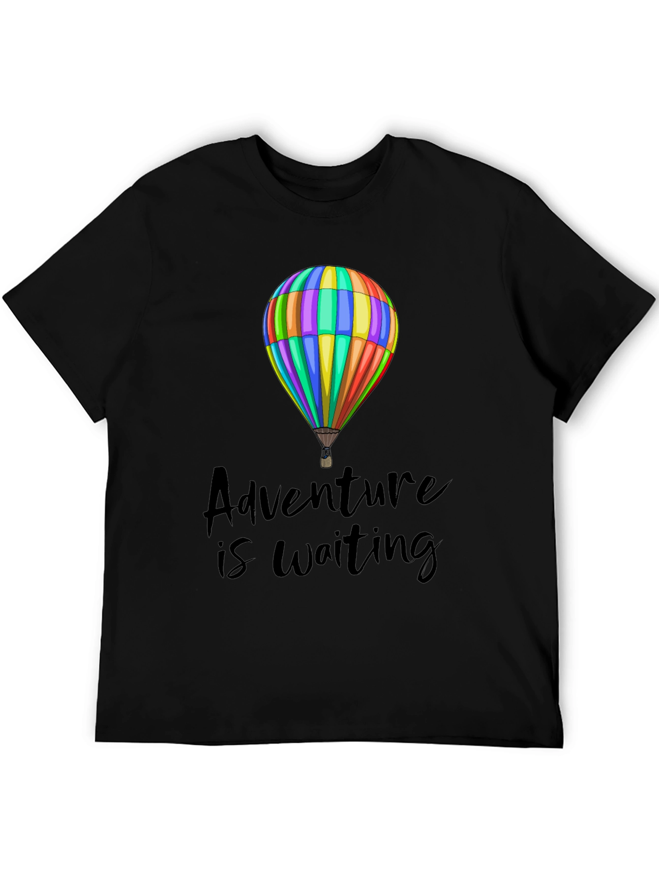 Adventure Waiting Hot Air Balloon Graphic Tee