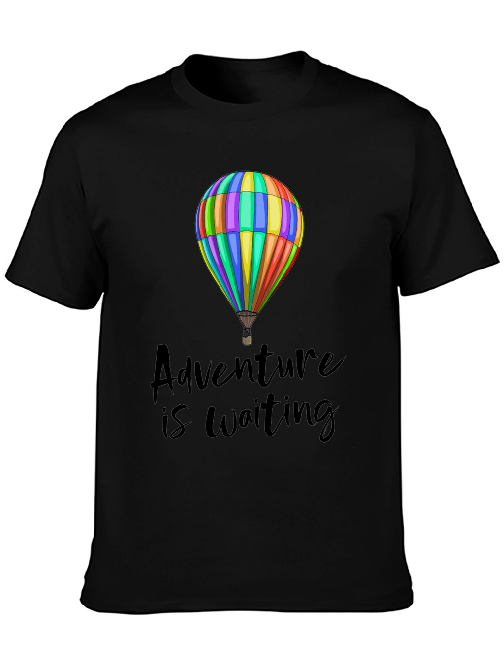 Adventure Waiting Hot Air Balloon Graphic Tee