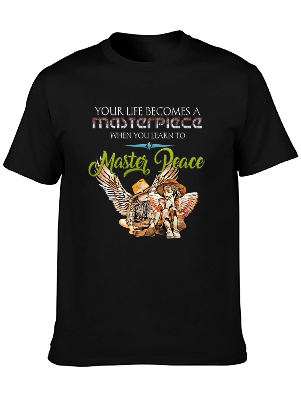 Master Peace Graphic Tee - Inspiring Life Design