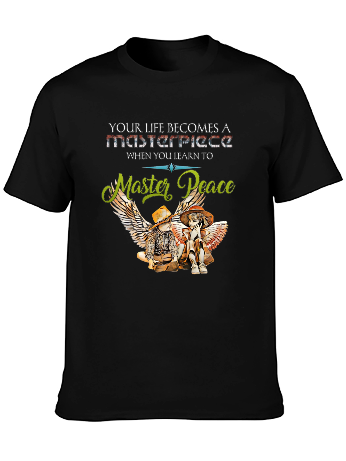 Master Peace Graphic Tee - Inspiring Life Design