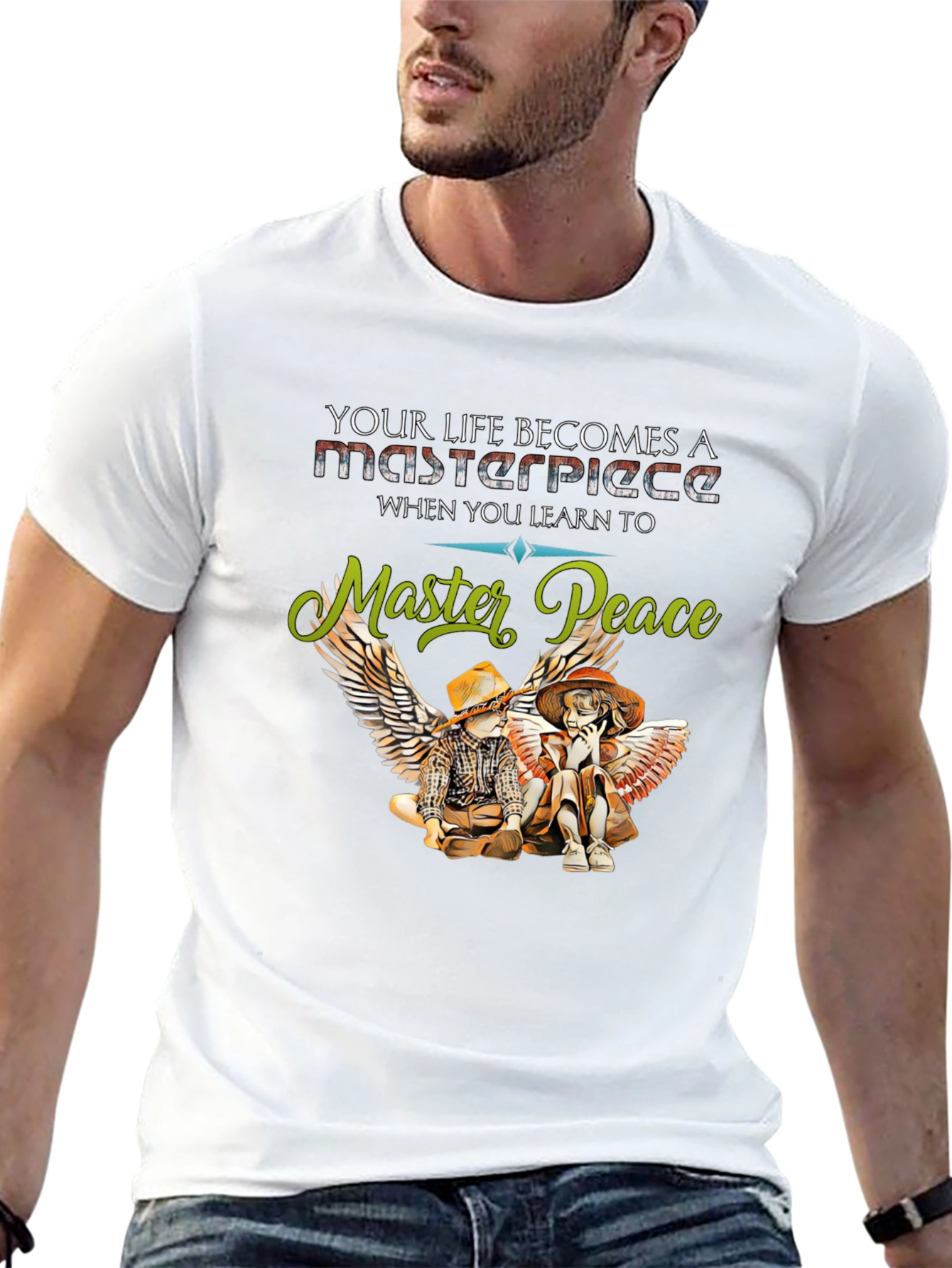Master Peace Graphic Tee - Inspiring Life Design