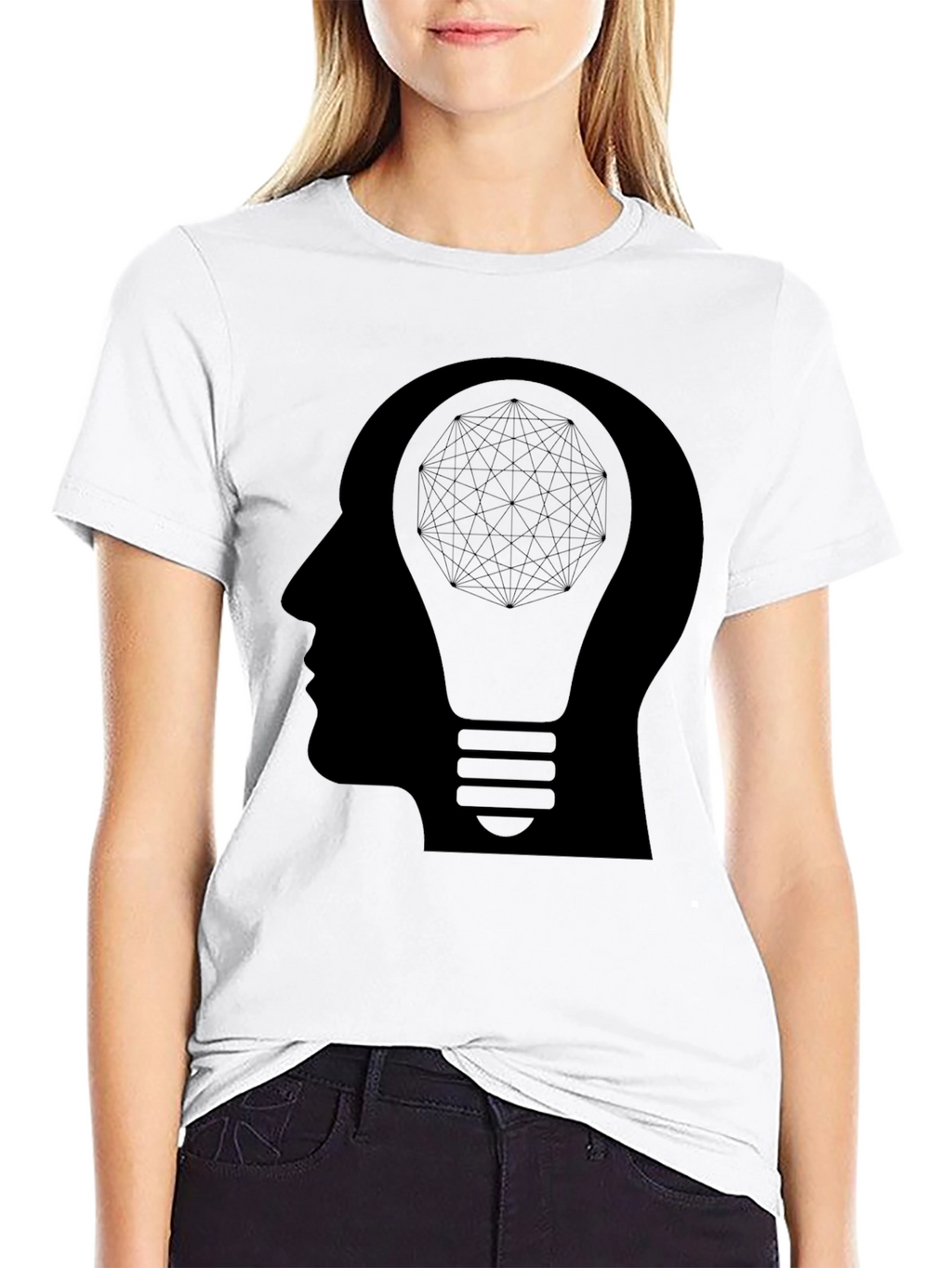 Creative Mind Graphic Tee - Black T-Shirt