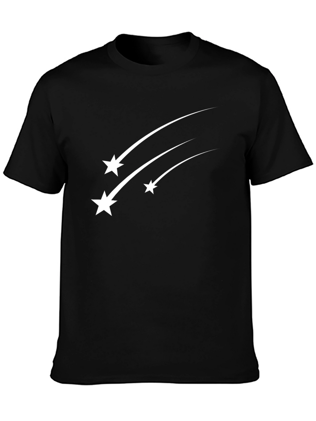 Shooting Star Graphic Black Tee