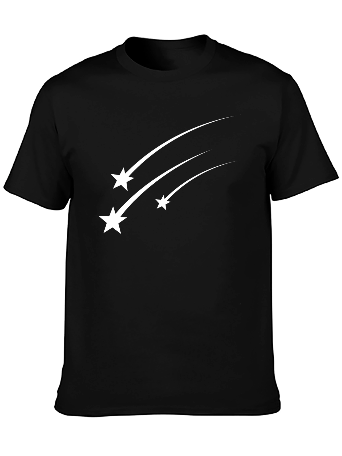 Shooting Star Graphic Black Tee