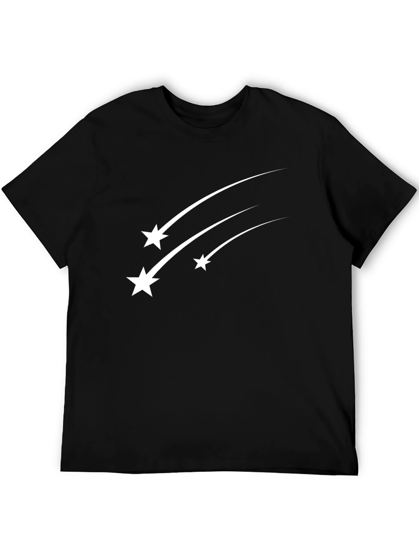 Shooting Star Graphic Black Tee