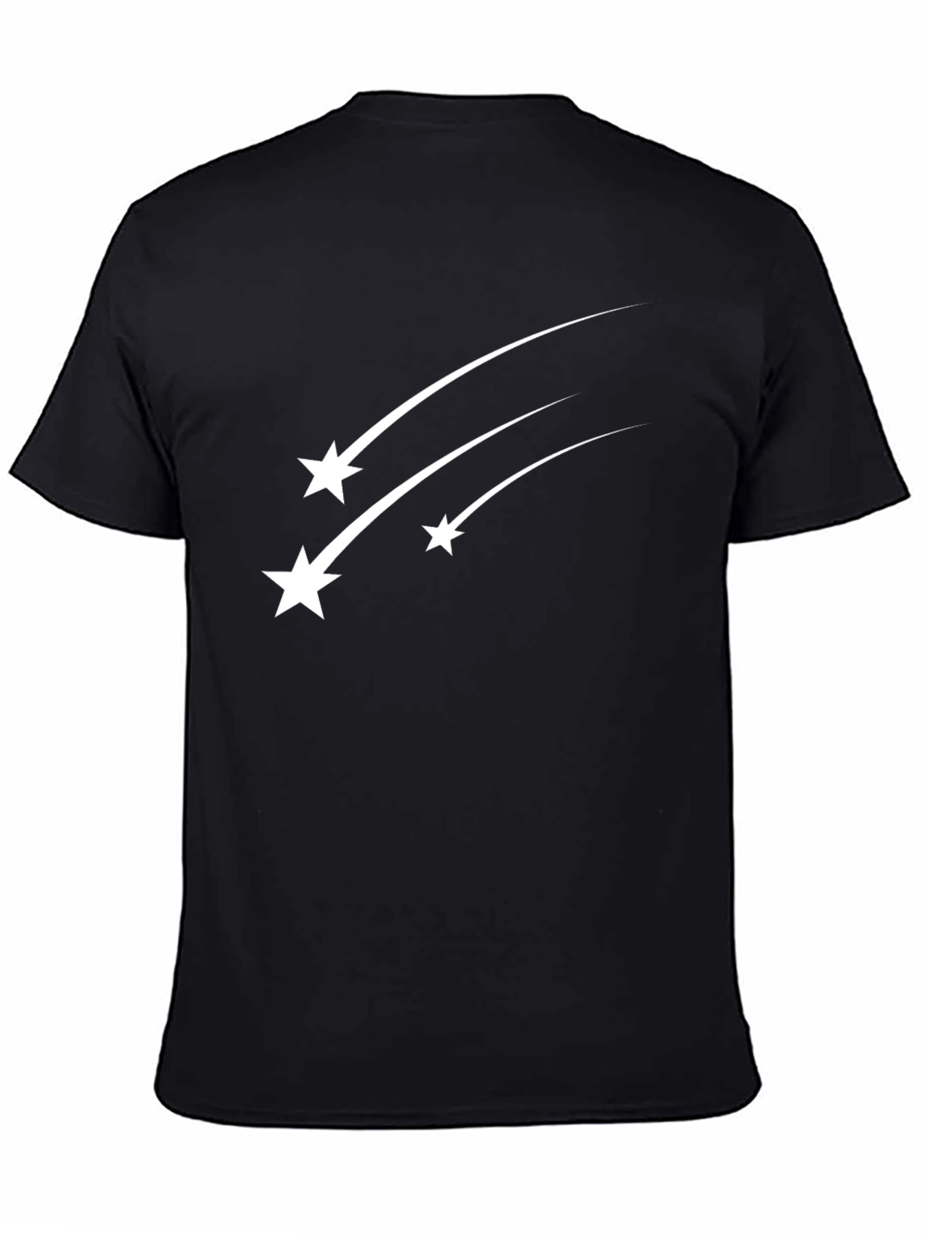 Shooting Star Graphic Black Tee