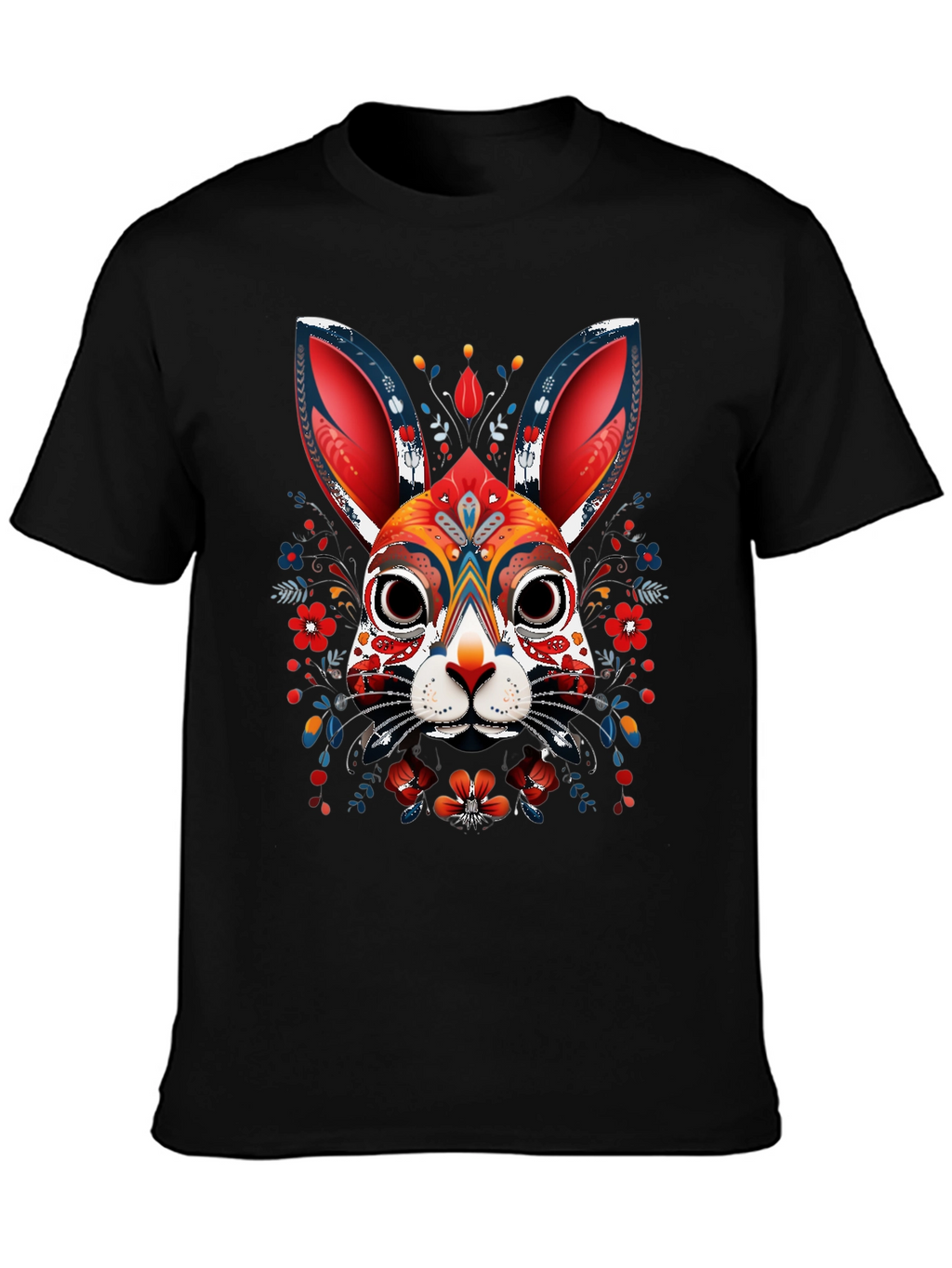 Day of the Dead Rabbit Graphic Tee