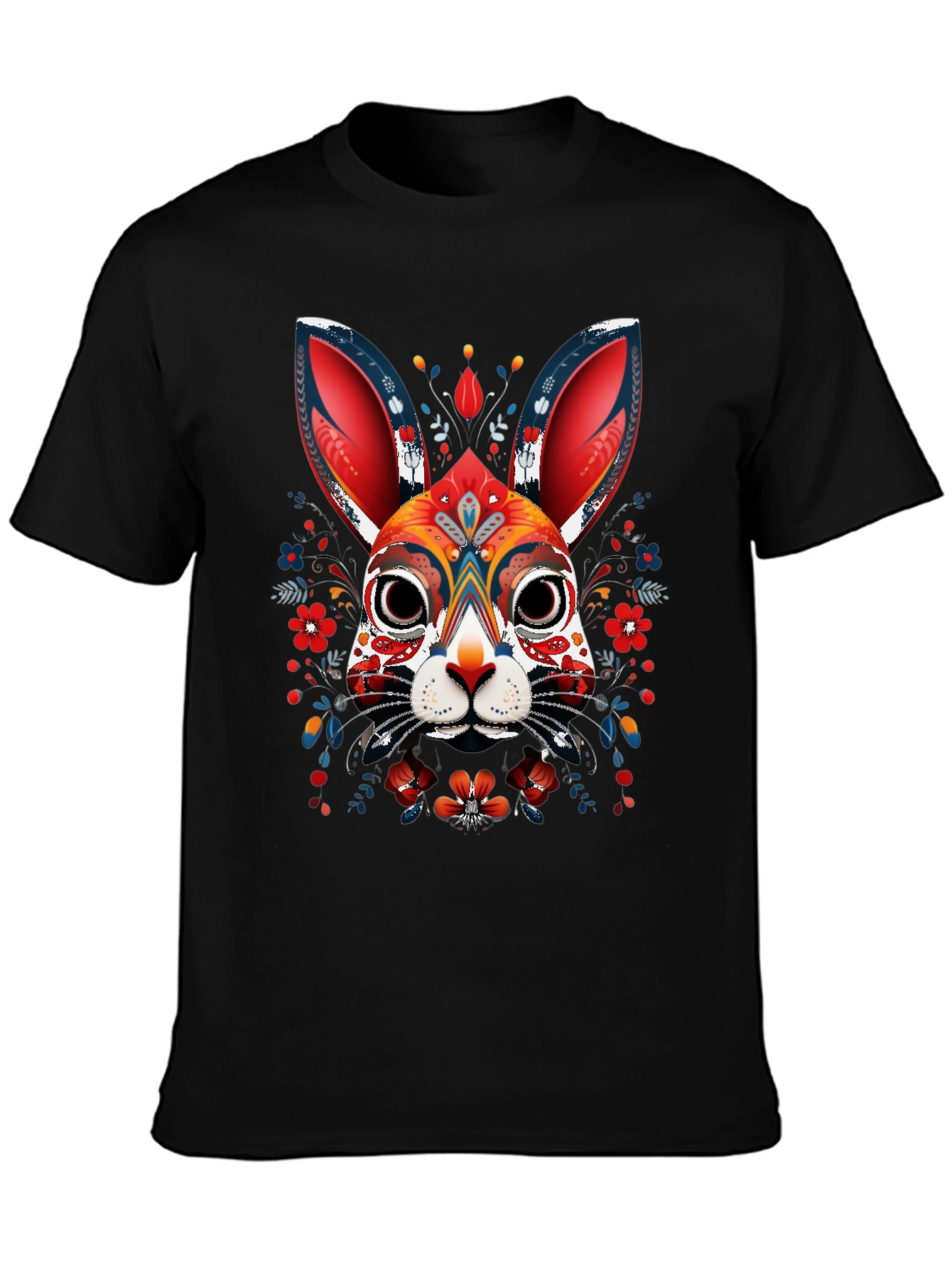 Day of the Dead Rabbit Graphic Tee