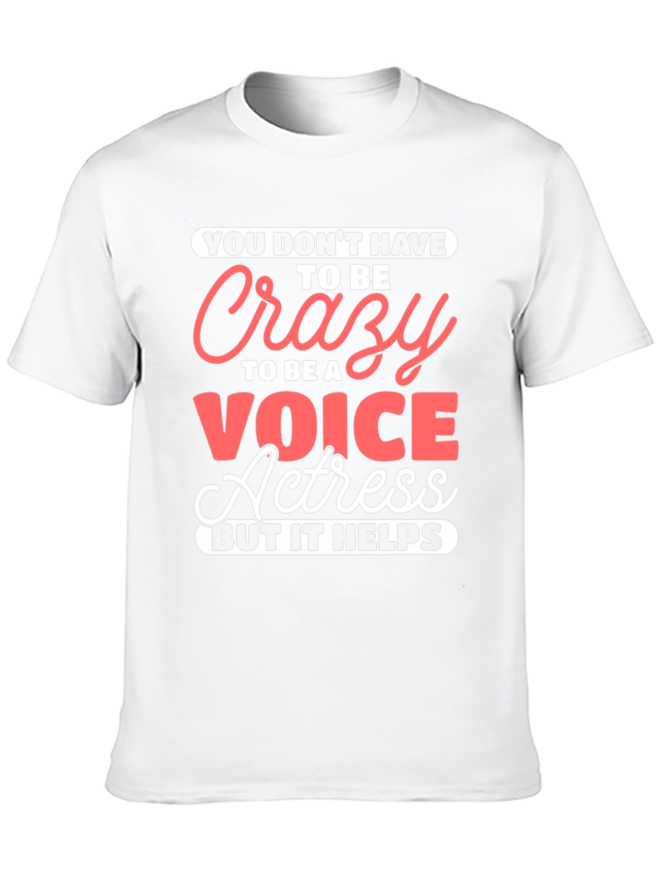 Crazy Voice Actress Graphic Tee