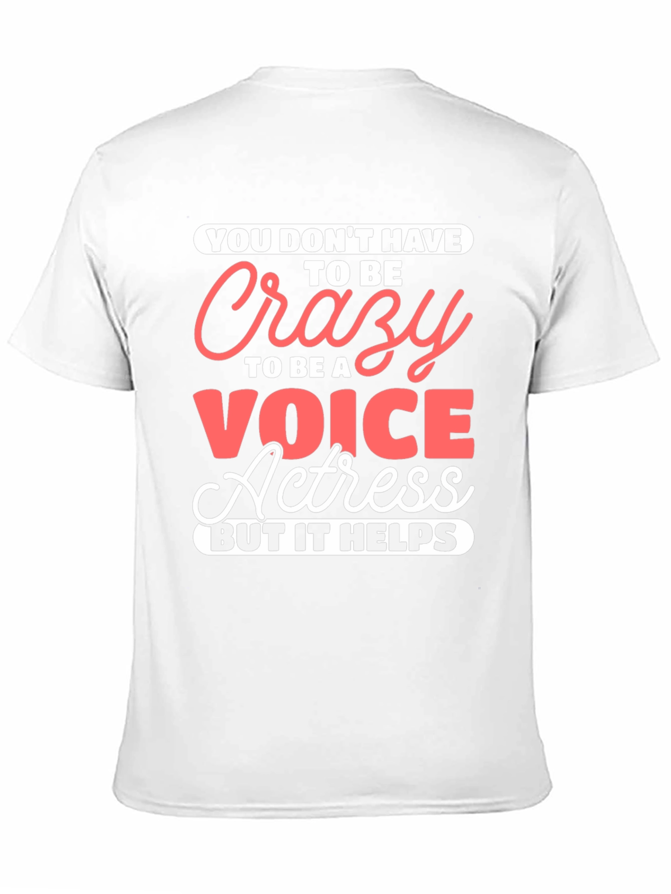 Crazy Voice Actress Graphic Tee