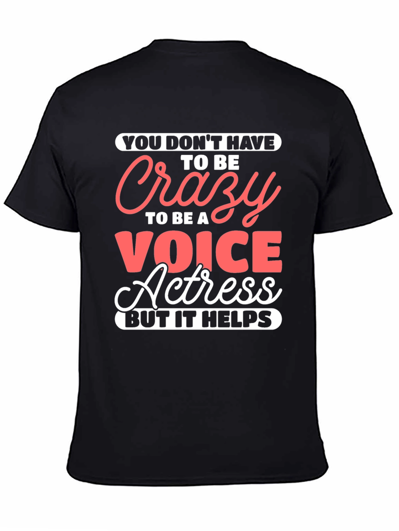 Crazy Voice Actress Graphic Tee