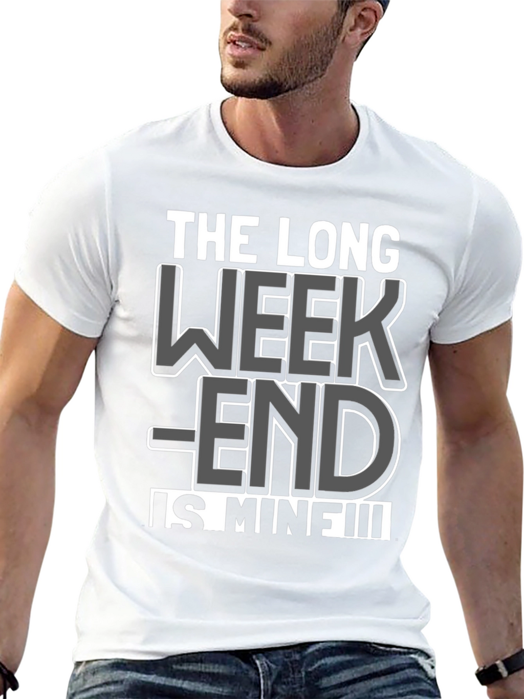 The Long Weekend Is Mine T-Shirt - Black