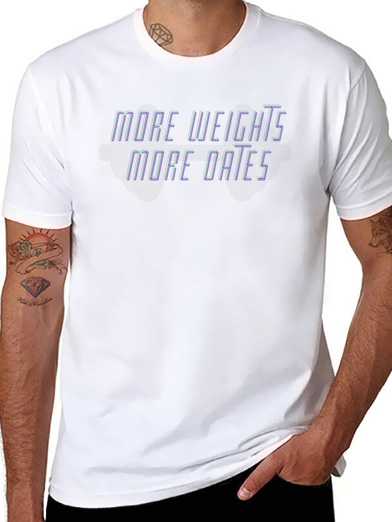 More Weights More Dates Graphic Tee