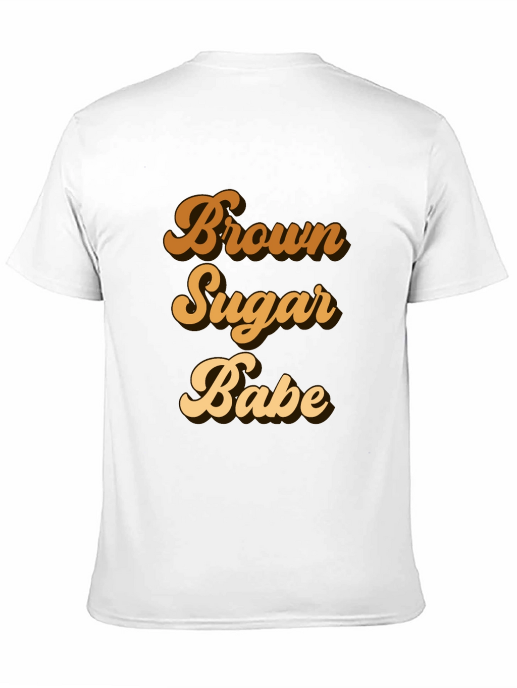 Brown Sugar Babe Black T-Shirt