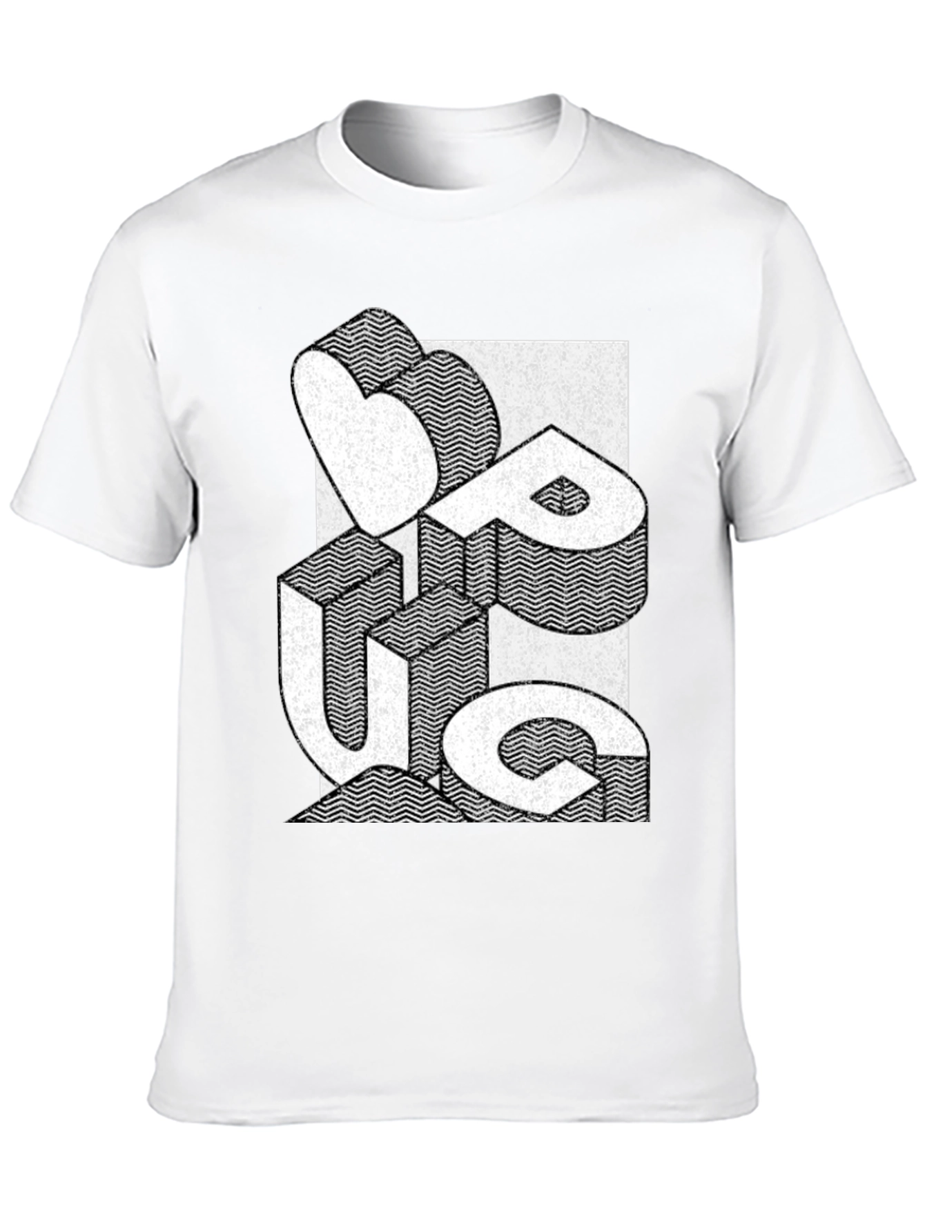 Cool Graphic Print Black T-Shirt