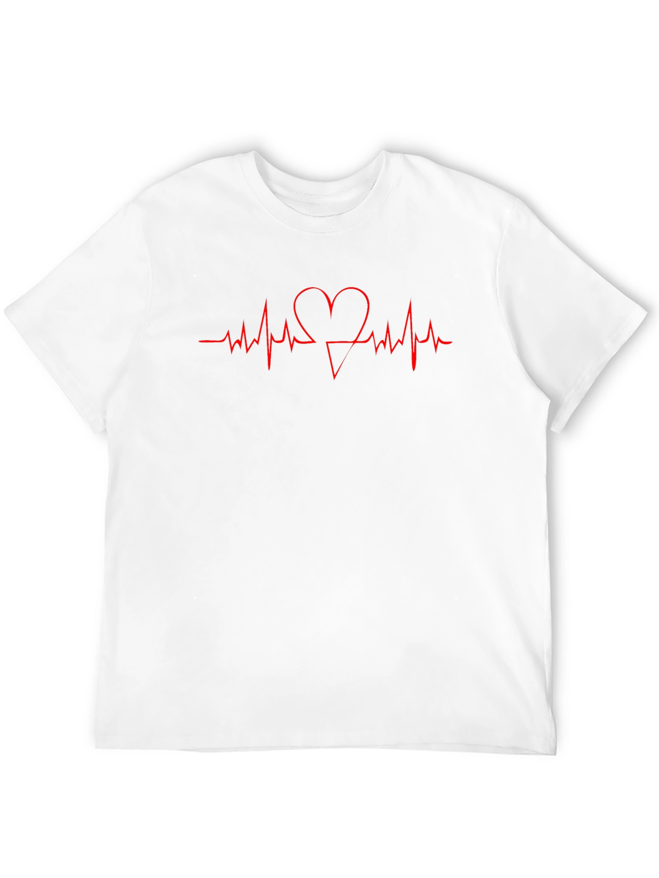 Heartbeat Heart T-Shirt - Stylish Casual Tee