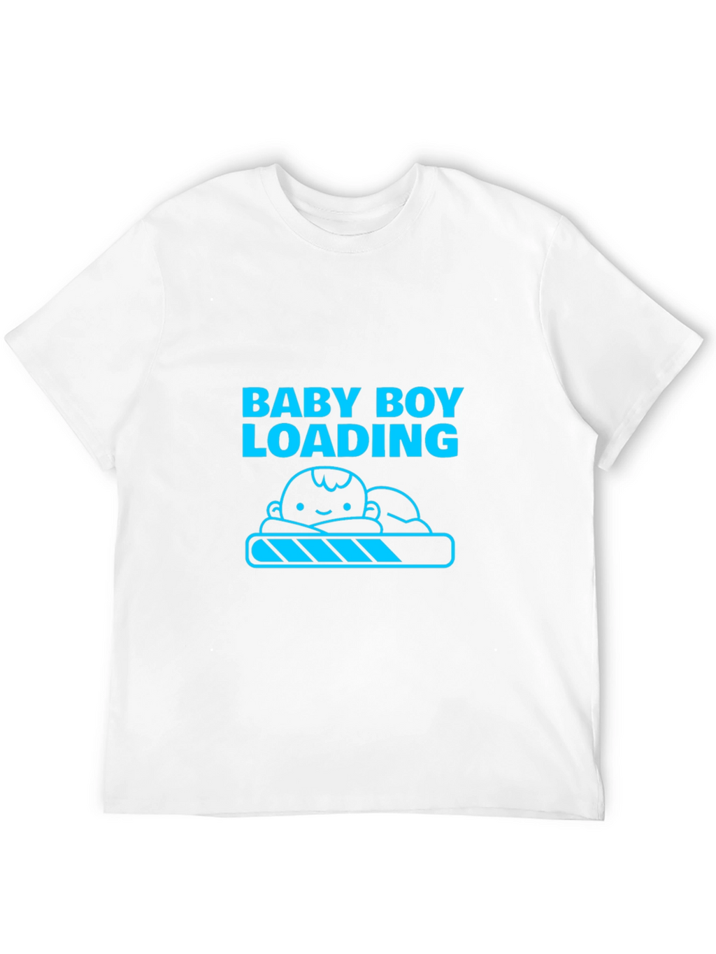 Baby Boy Loading Tee - Expecting Dad Shirt