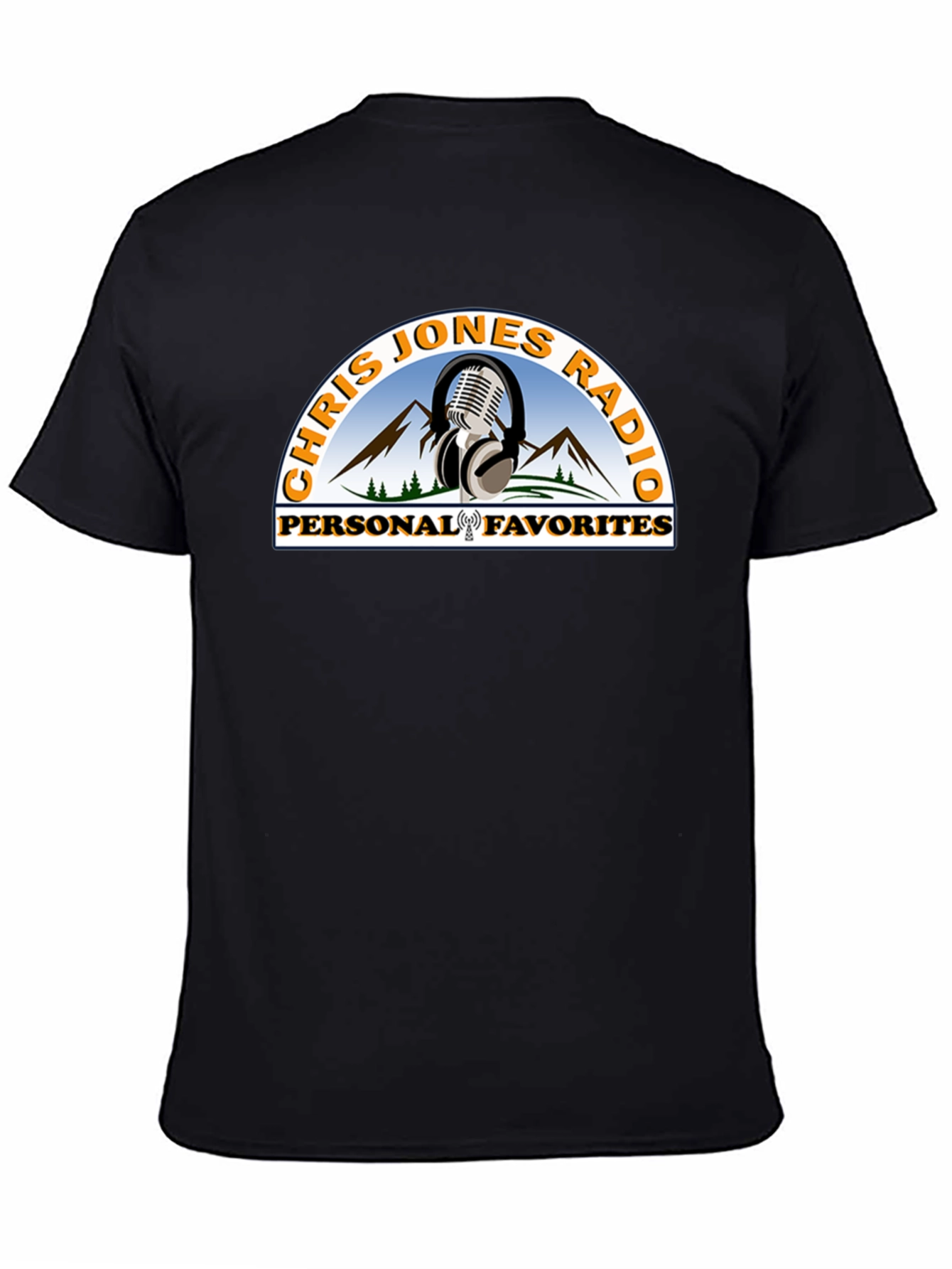 Chris Jones Radio T-Shirt - Personal Favorites Black Tee