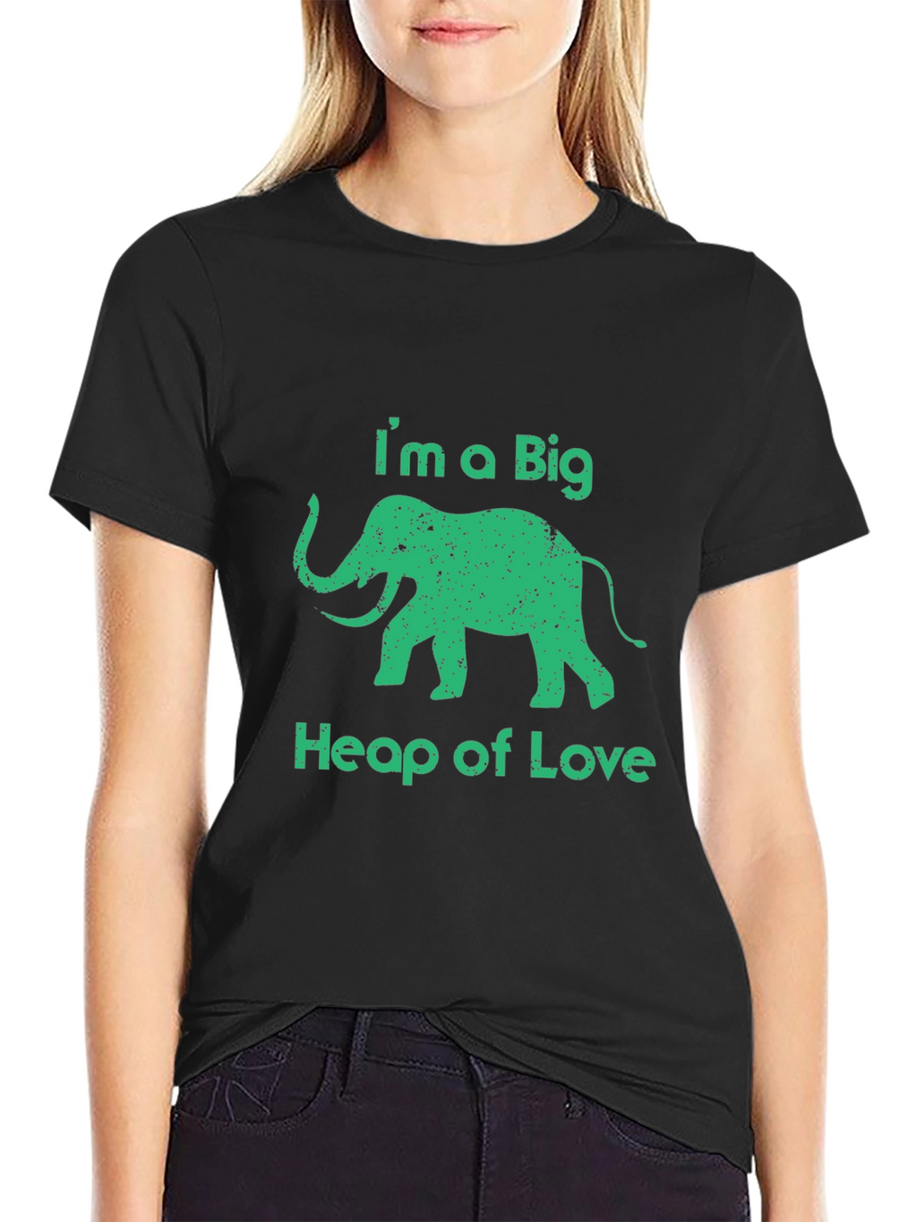 Im A Big Heap Of Love Elephant Graphic Tee