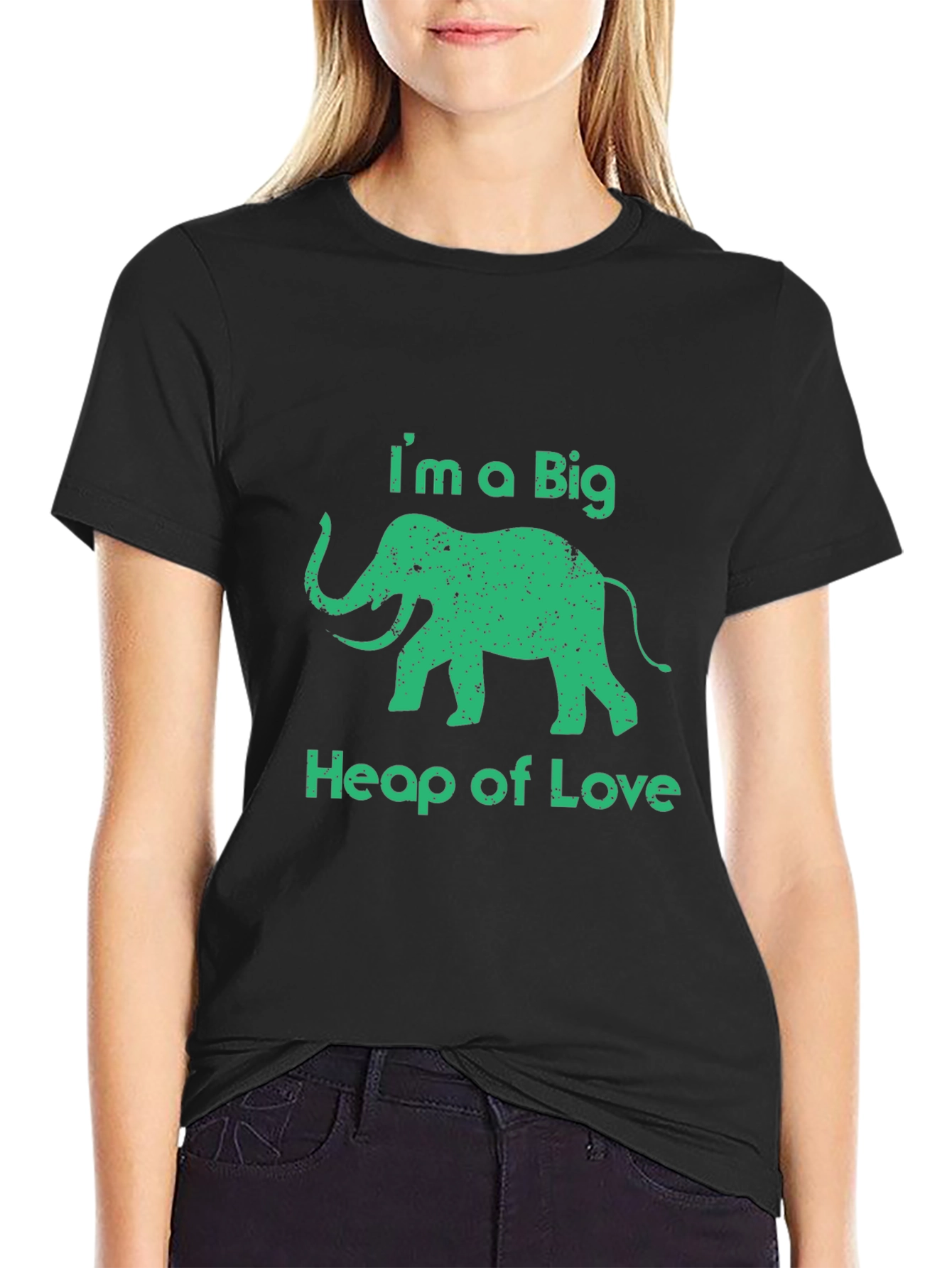 Im A Big Heap Of Love Elephant Graphic Tee