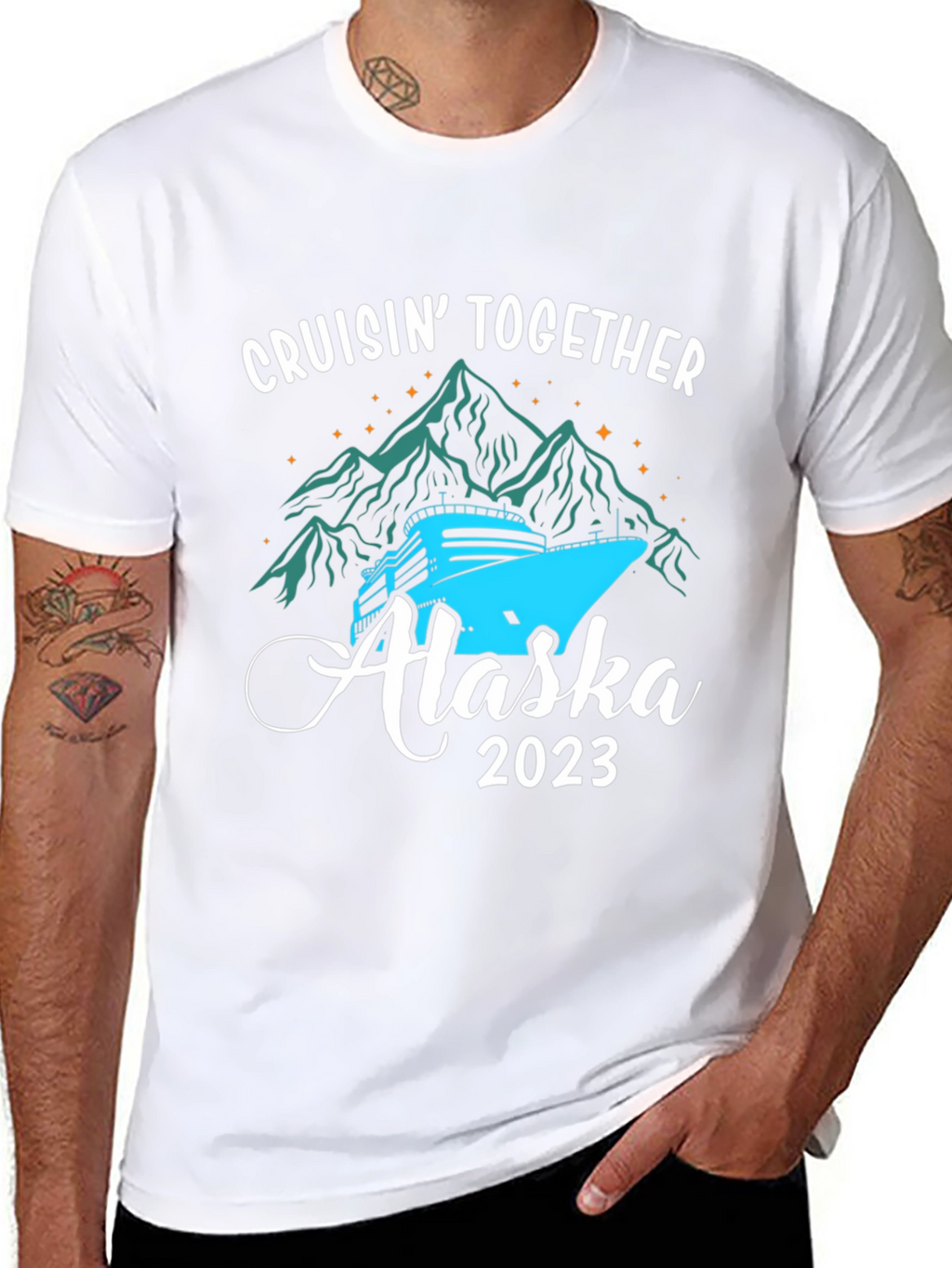 Cruisin Together Alaska 2023 Graphic Tee