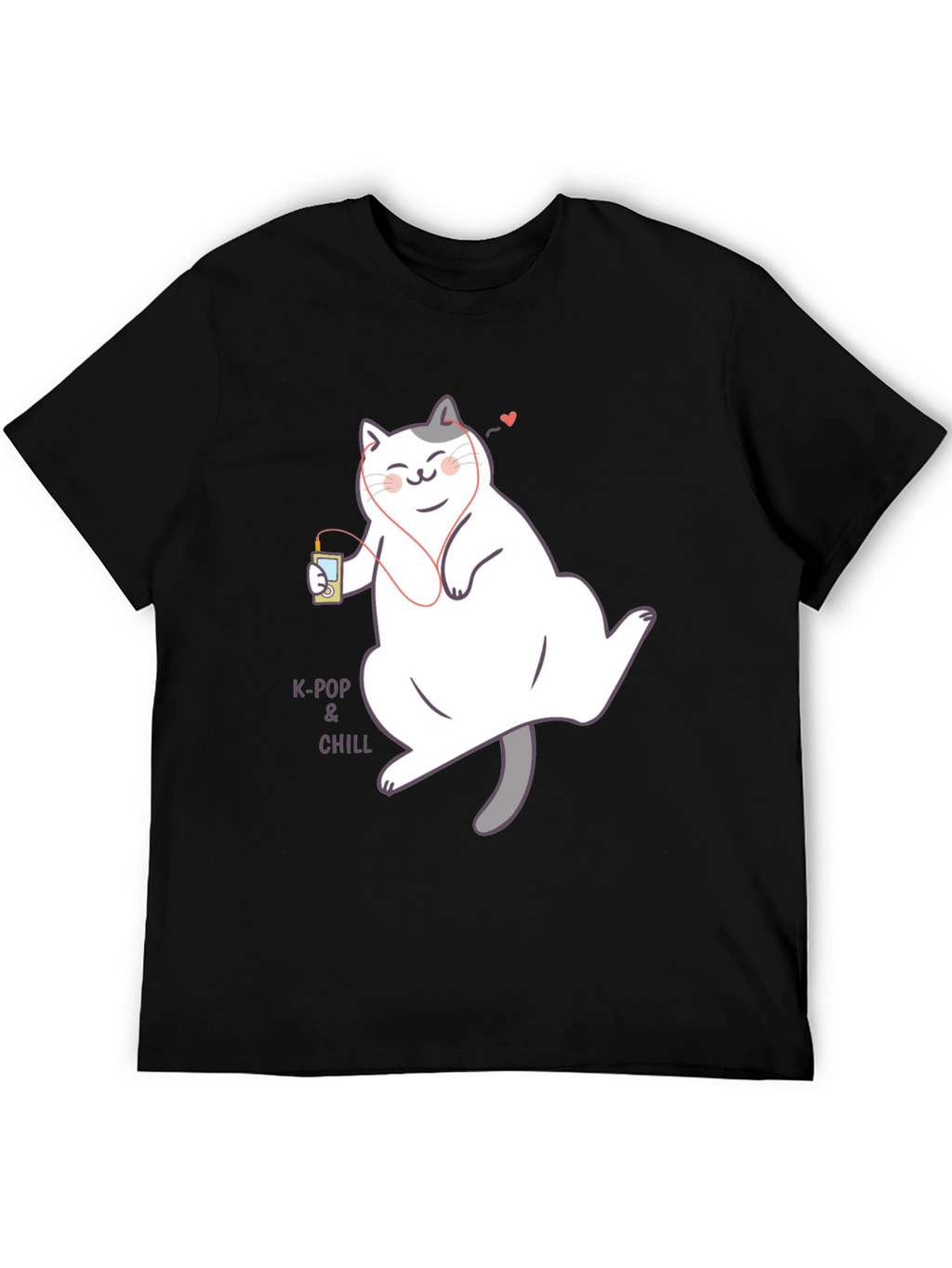 K-Pop & Chill Cat T-Shirt