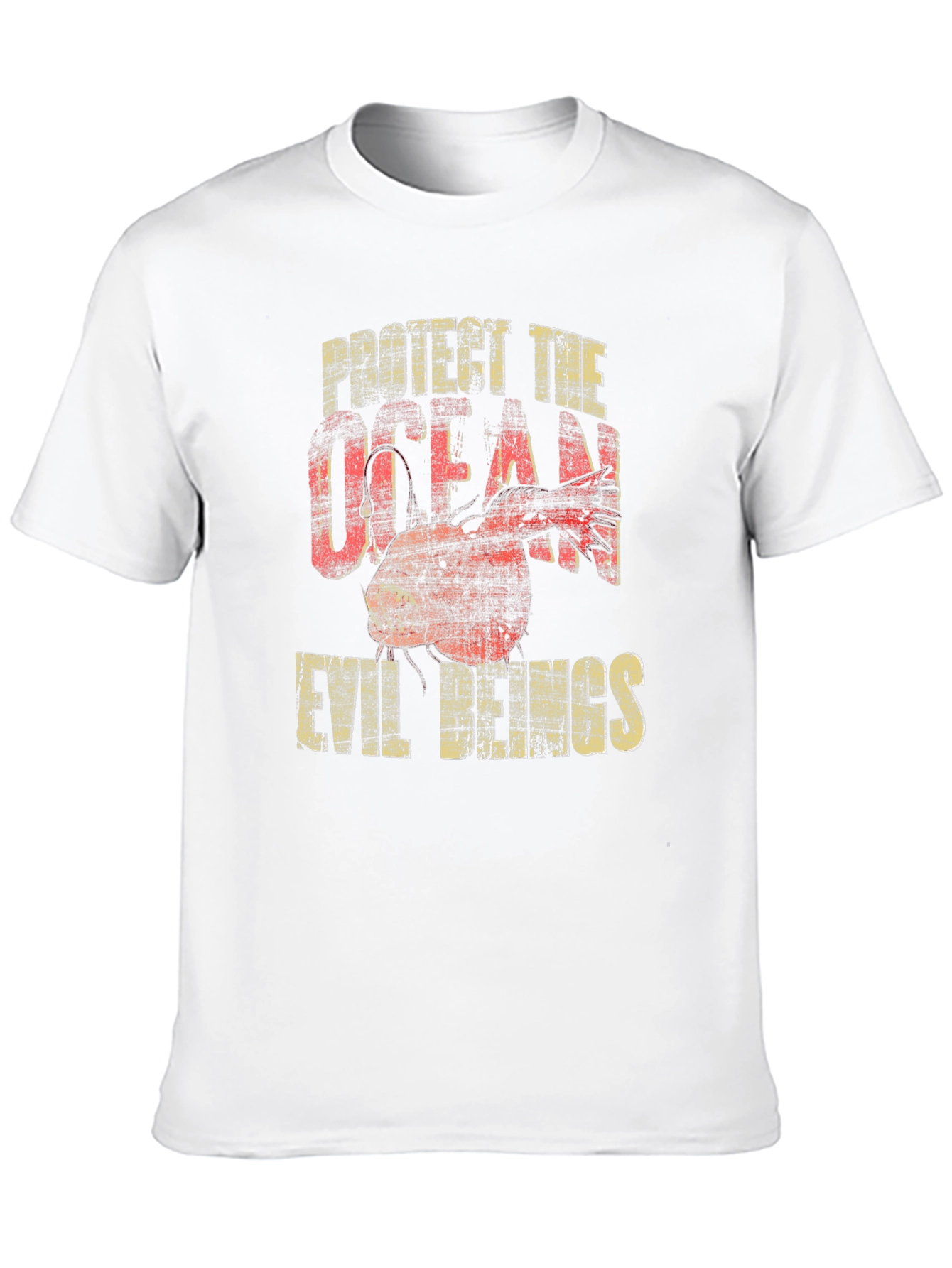 Protect the Ocean Evil Beings Graphic T-Shirt