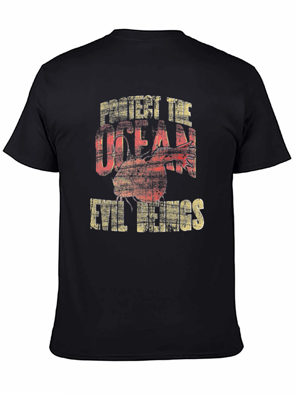 Protect the Ocean Evil Beings Graphic T-Shirt