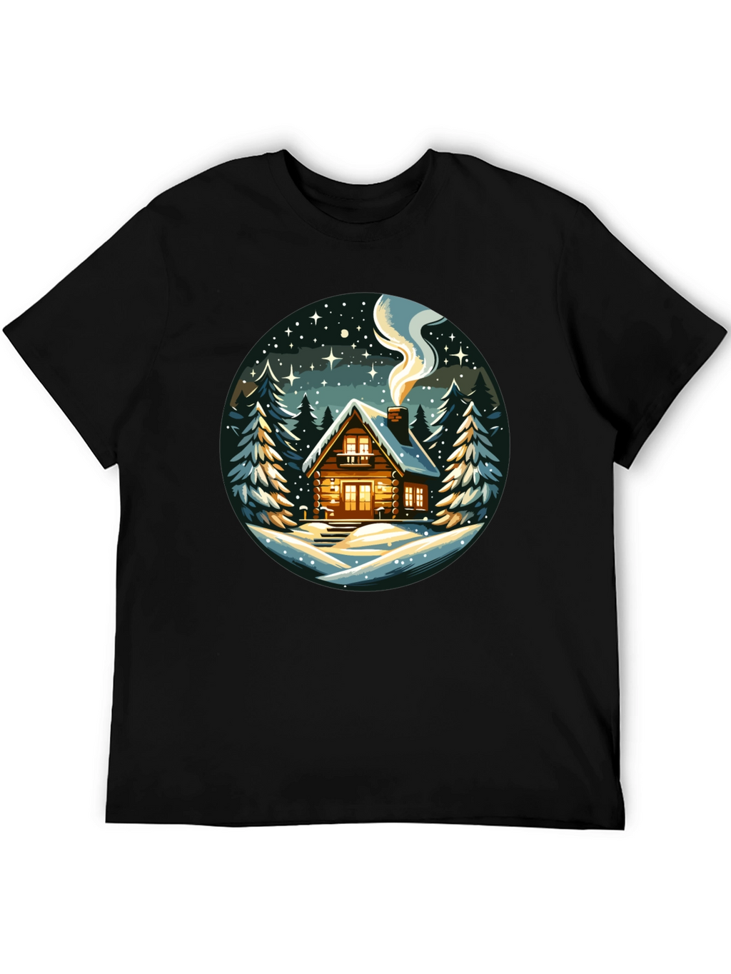 Winter Cabin Graphic Tee