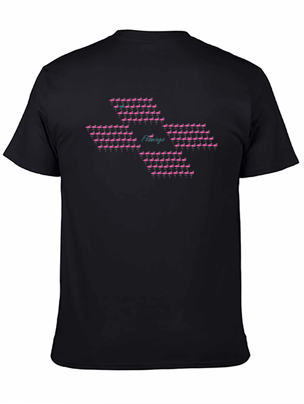 Flamingo Pattern T-Shirt - Unique Bird Design