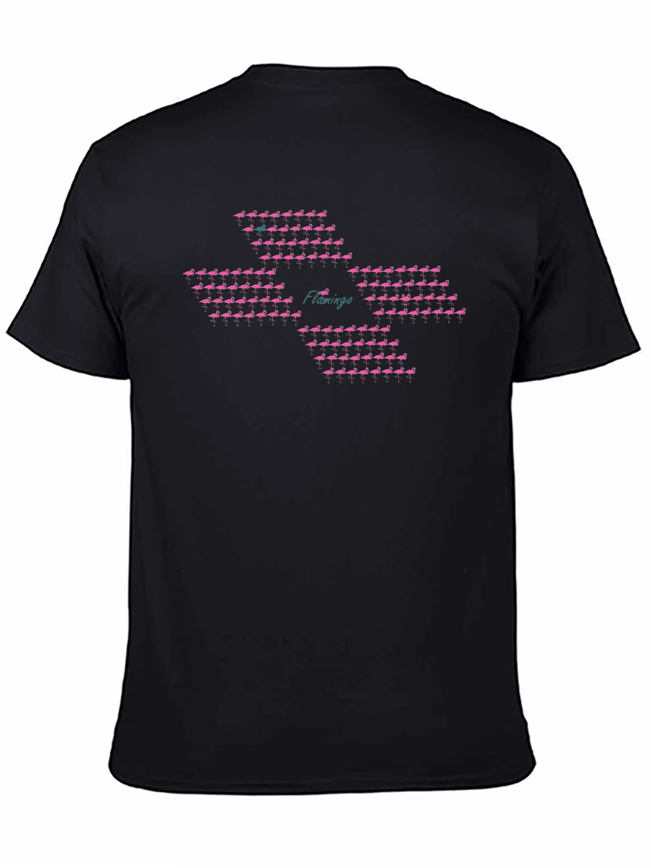 Flamingo Pattern T-Shirt - Unique Bird Design