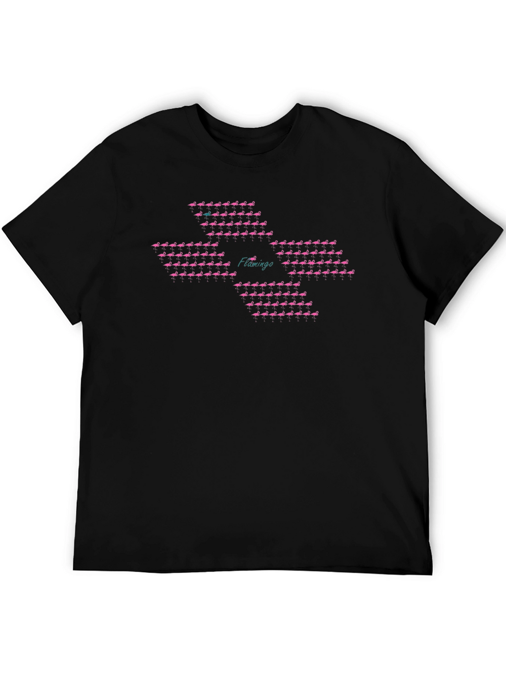 Flamingo Pattern T-Shirt - Unique Bird Design