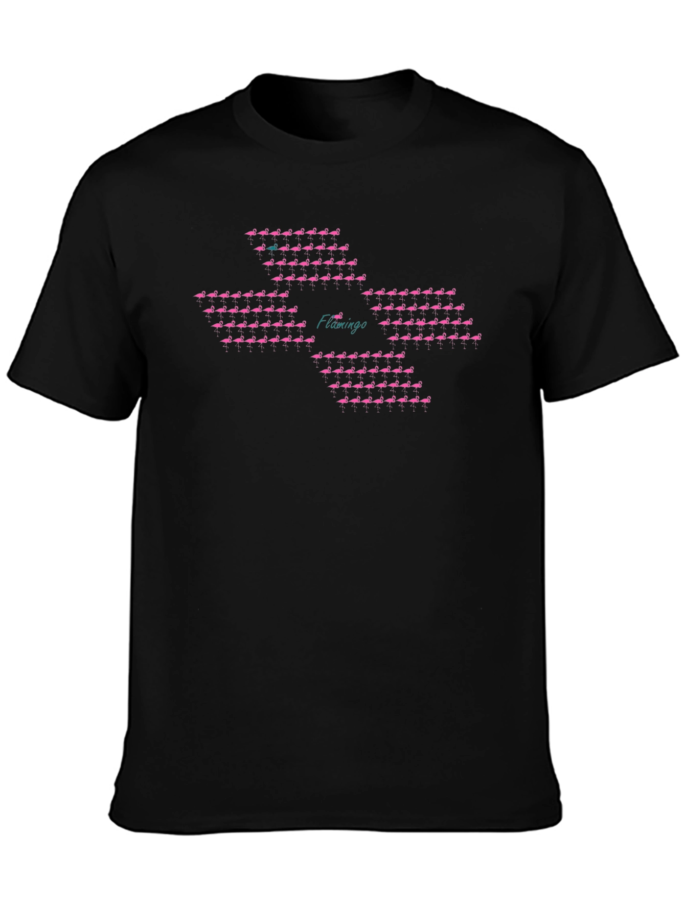 Flamingo Pattern T-Shirt - Unique Bird Design