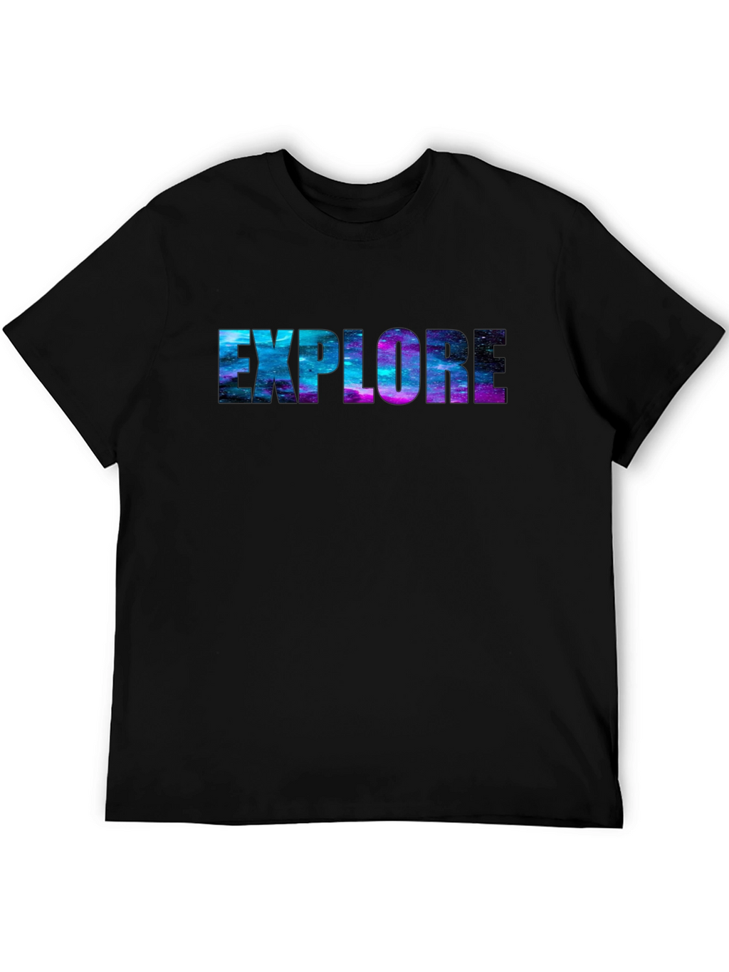 Explore Galaxy Tee - Black Unisex T-Shirt