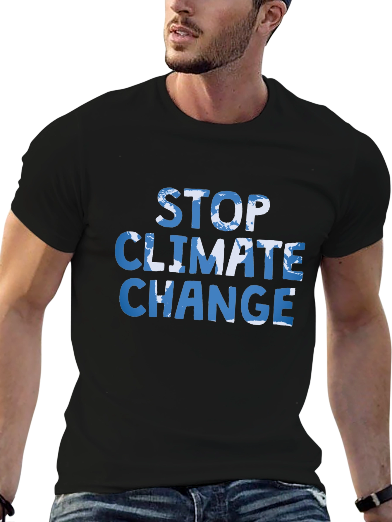 Stop Climate Change Graphic Tee