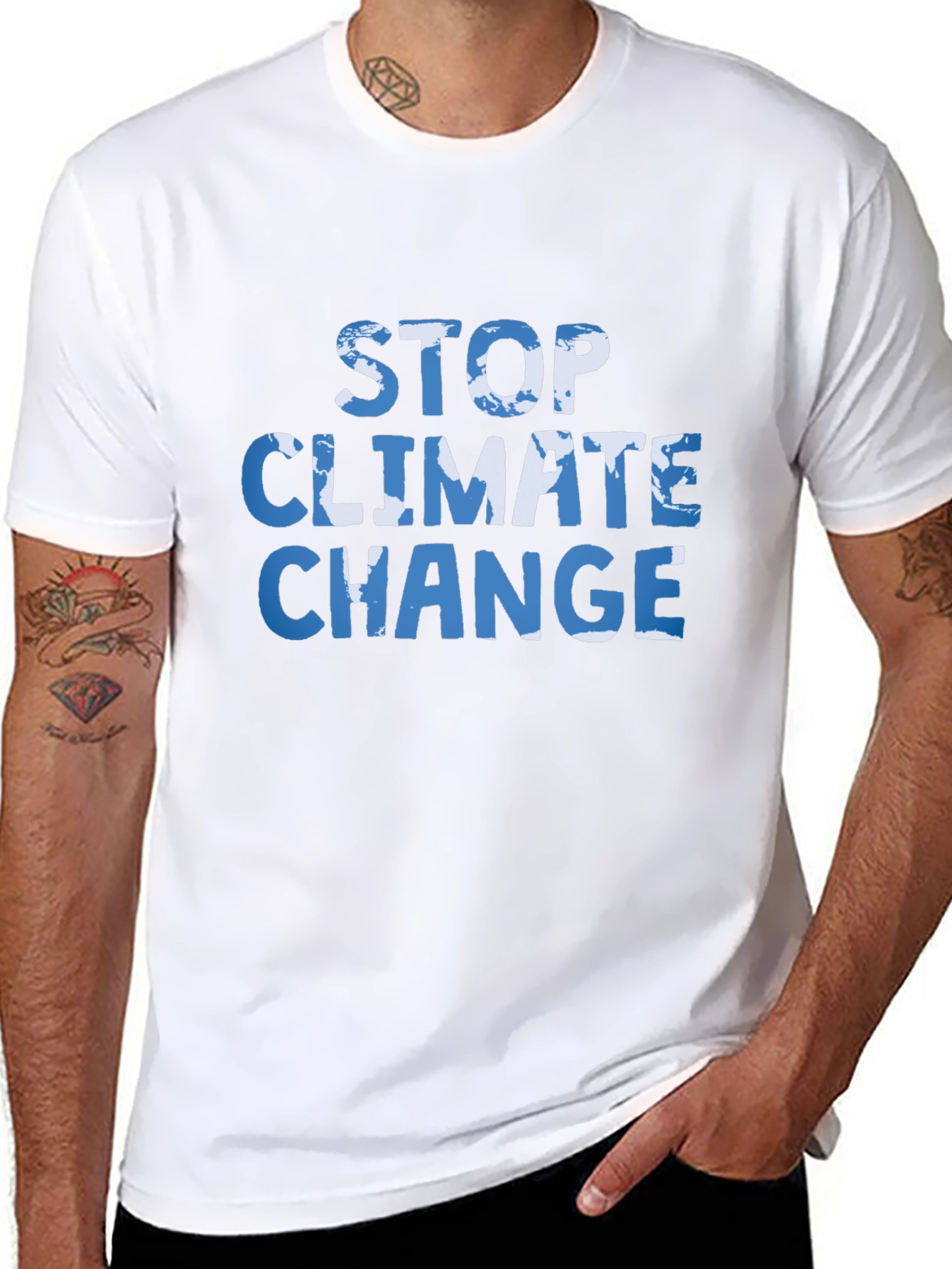 Stop Climate Change Graphic Tee