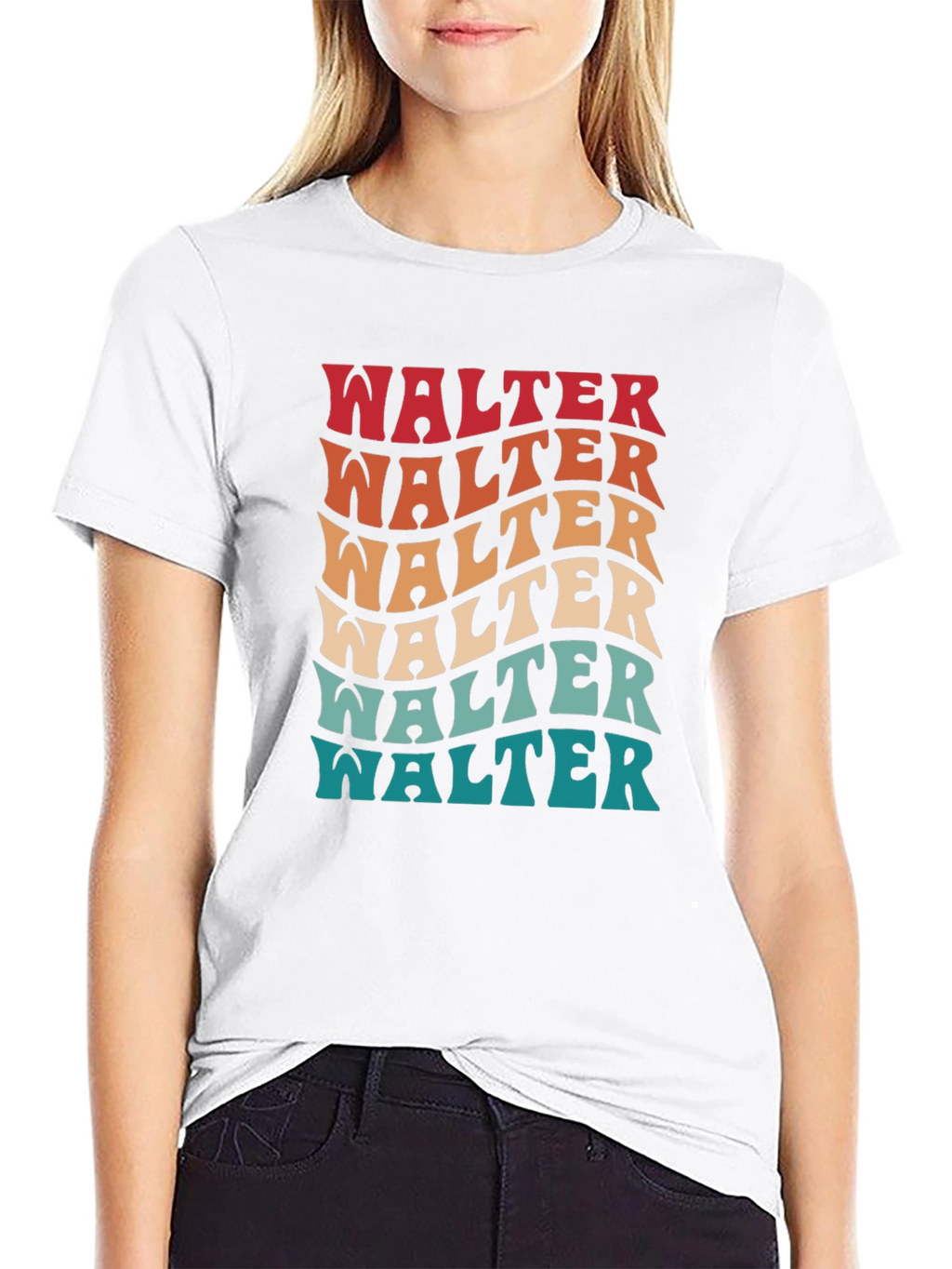 Retro Walter T-Shirt - Funky Name Design