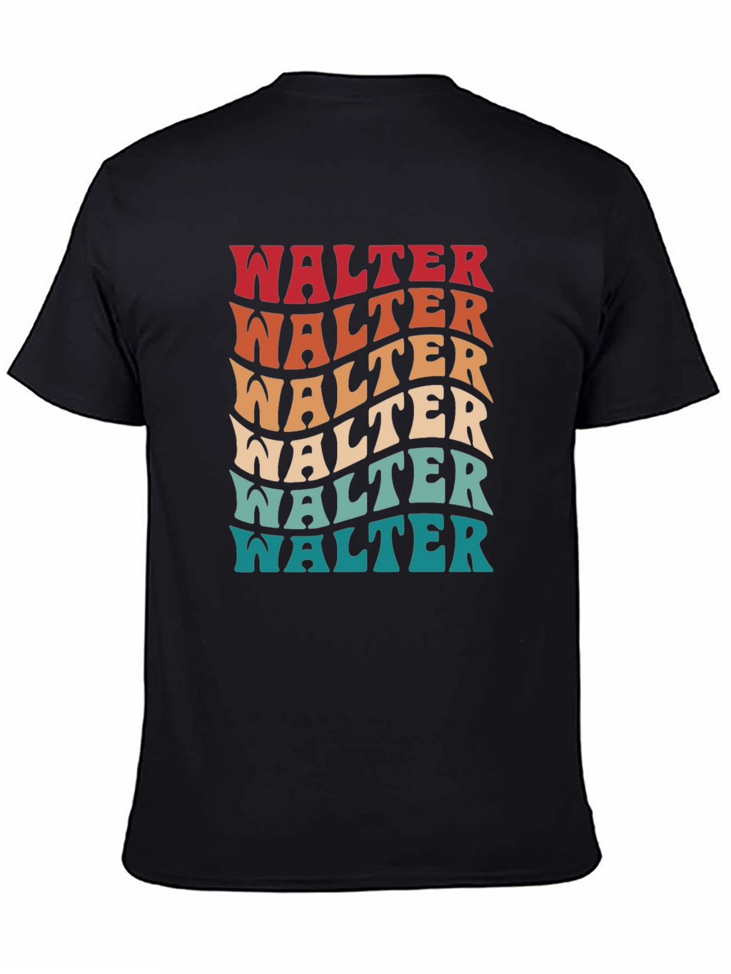 Retro Walter T-Shirt - Funky Name Design