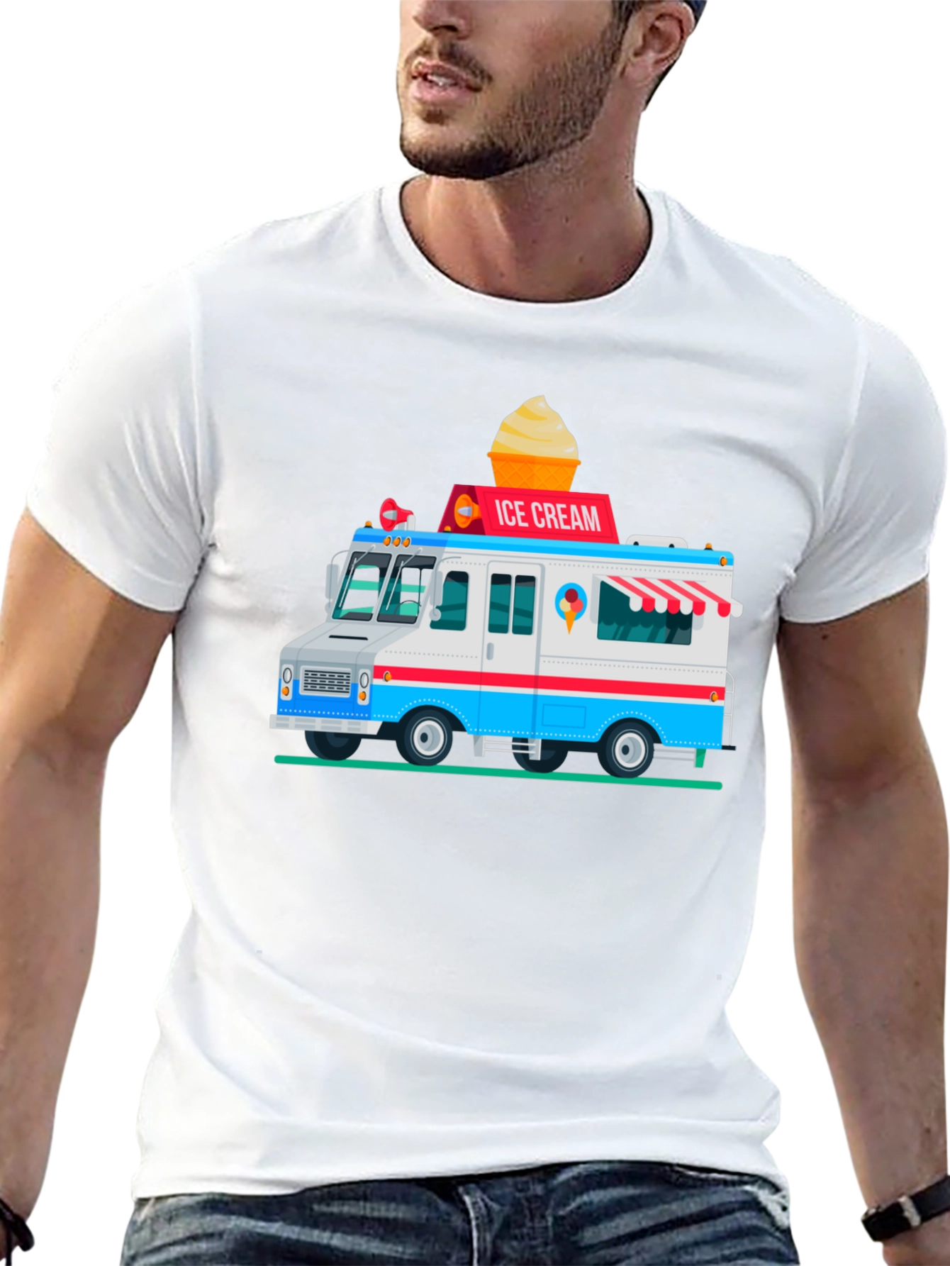 Ice Cream Truck Graphic T-Shirt